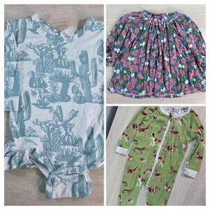 Kate Quinn &‎ Milkbarn Baby Bamboo Bundle 6–12M Cactus Floral Dogs